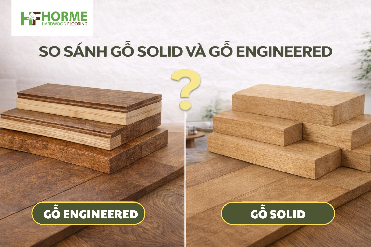 Solid hay Engineered – Cân bằng giữa nguyên bản và ổn định trong sàn gỗ cao cấp