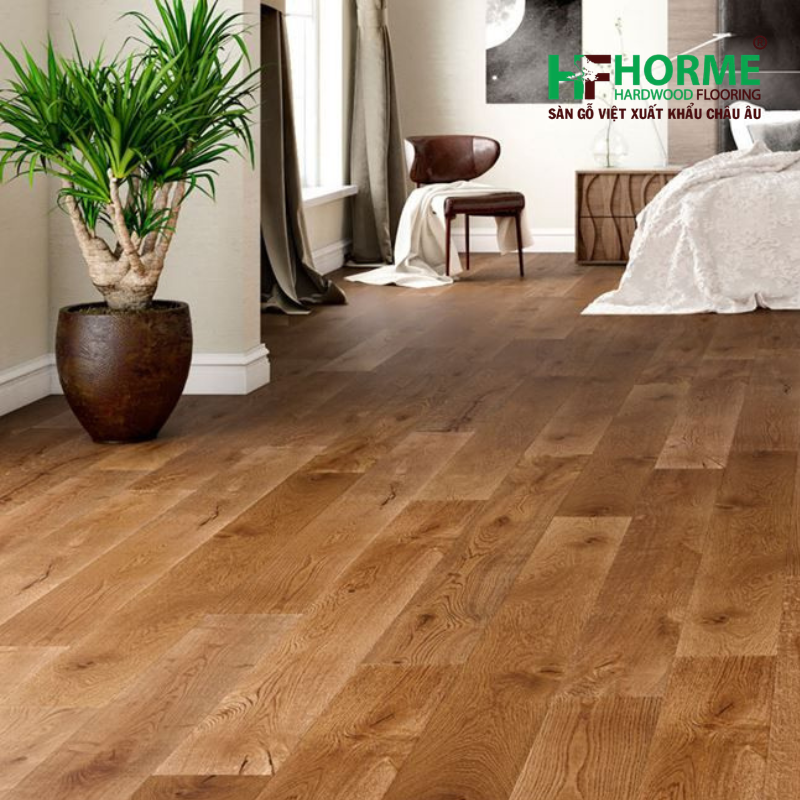 Cấu tạo sàn gỗ engineered nhiều lớp giúp ổn định trong môi trường ẩm