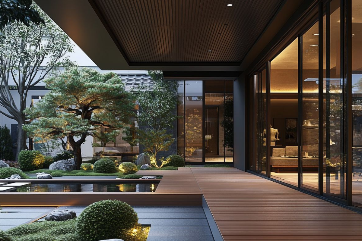 Sàn gỗ cao cấp trong resort nghỉ dưỡng