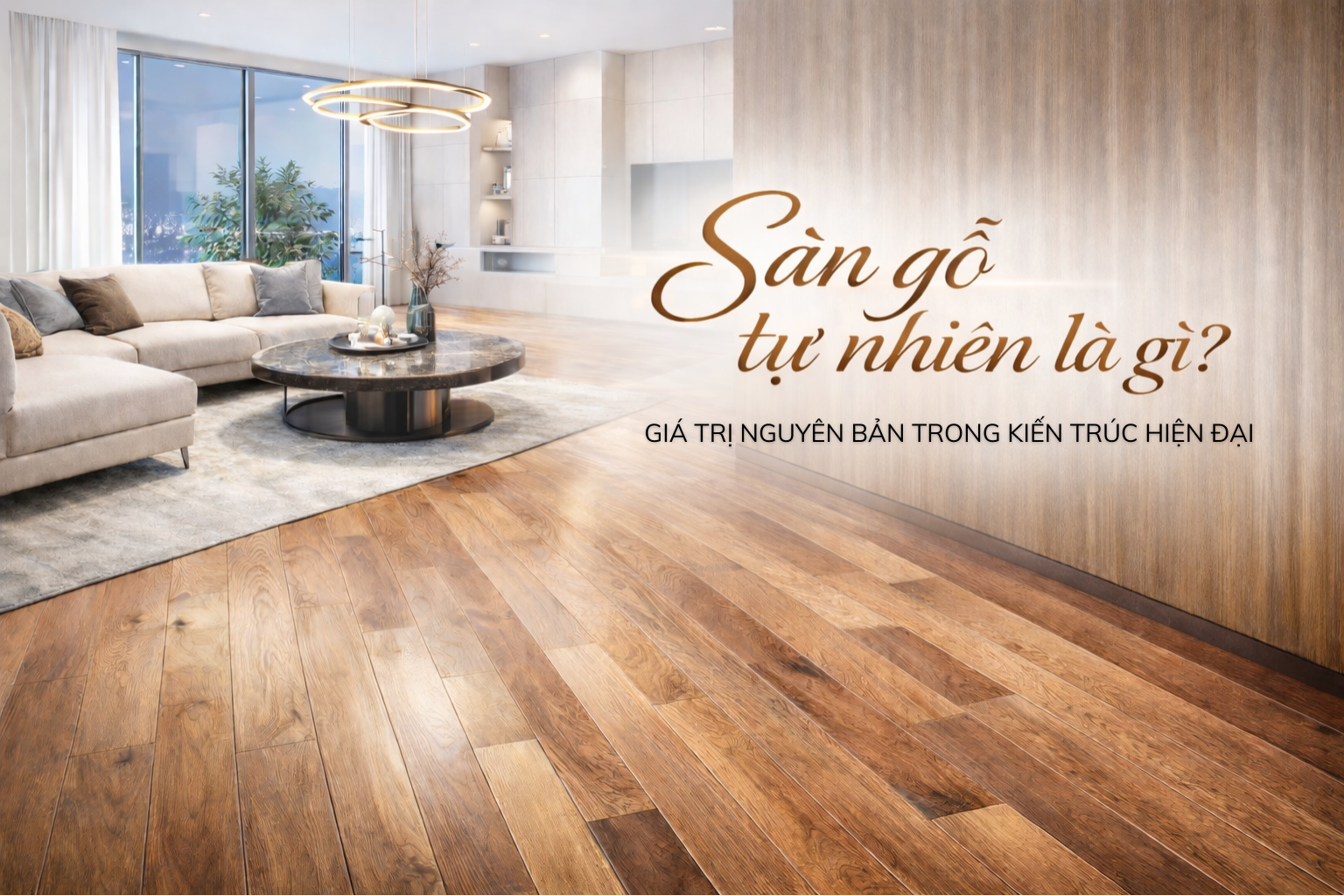 Sàn Gỗ Tự Nhiên Là Gì? Giá Trị Nguyên Bản Trong Kiến Trúc