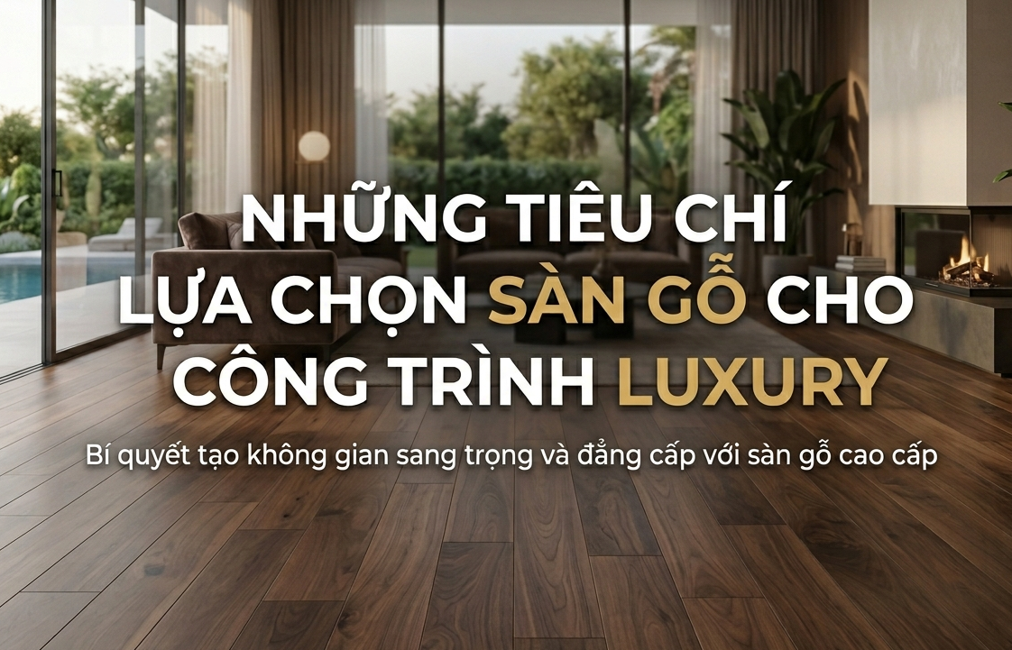 (VN) Những Tiêu Chí Lựa Chọn Sàn Gỗ Cho Công Trình Luxury